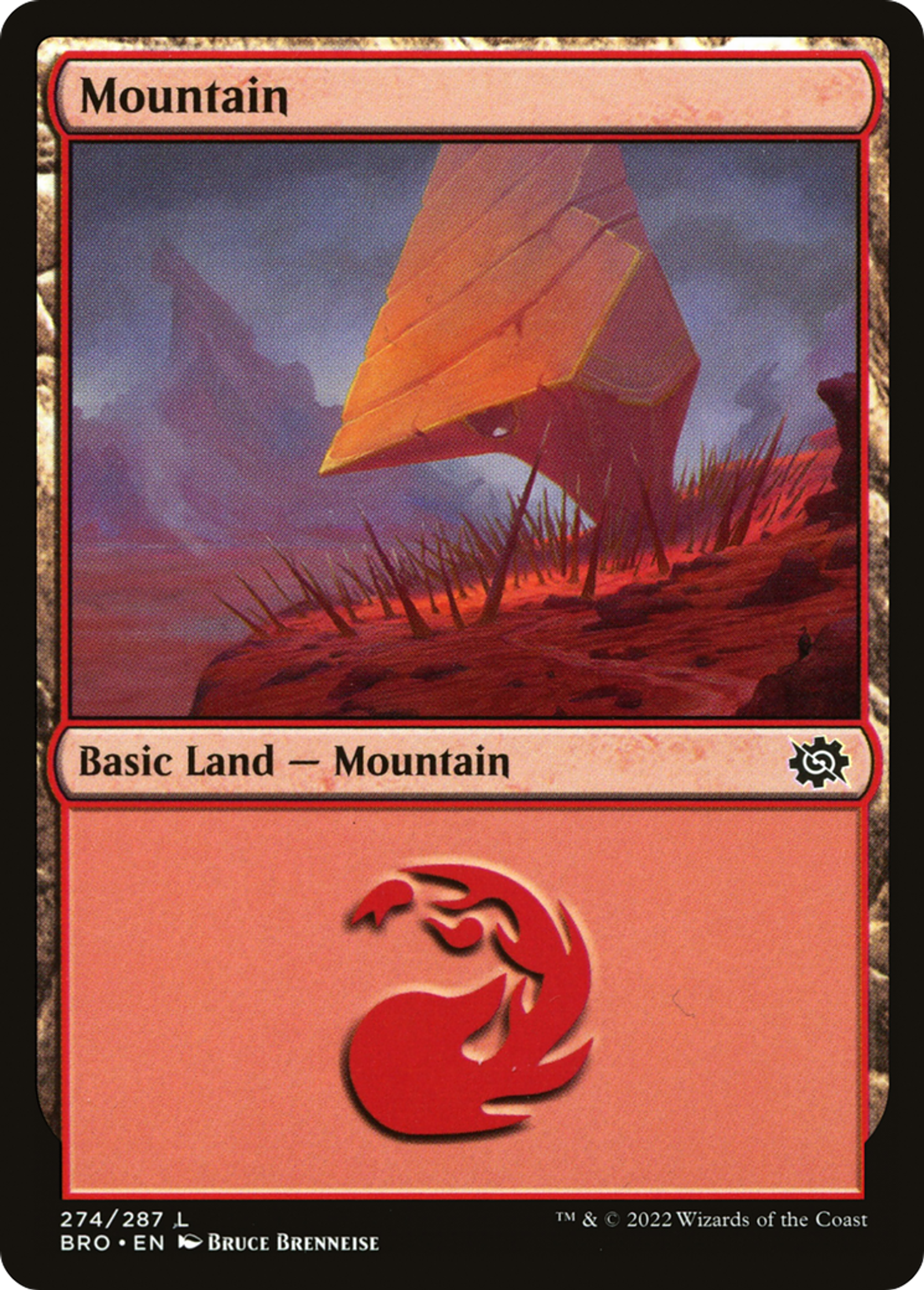 Montagne — The Brothers' War — Magic: The Gathering