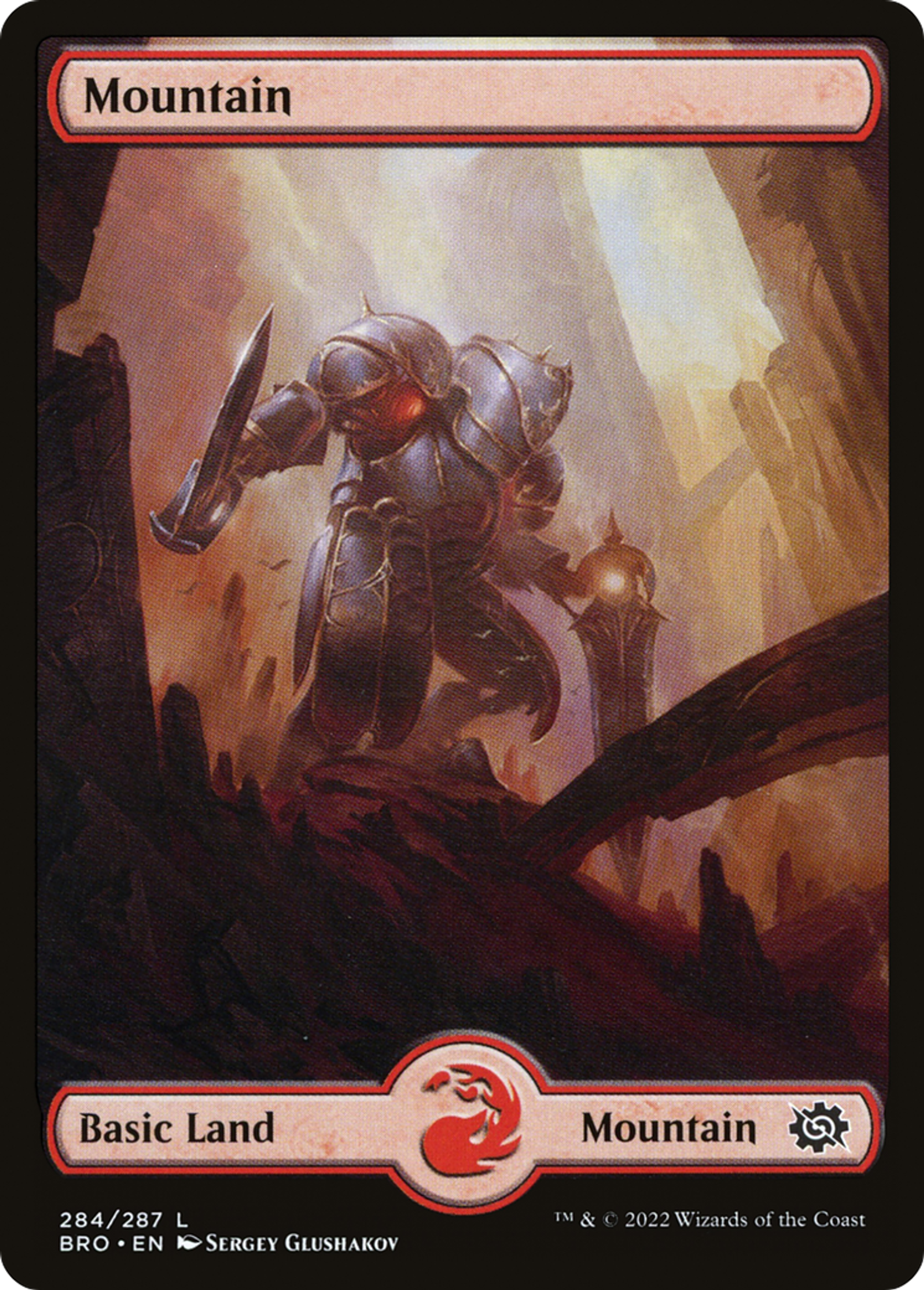 Mountain — The Brothers' War — Magic: The Gathering