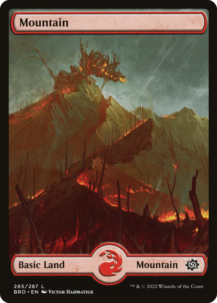 Mountain — The Brothers' War — Magic: The Gathering