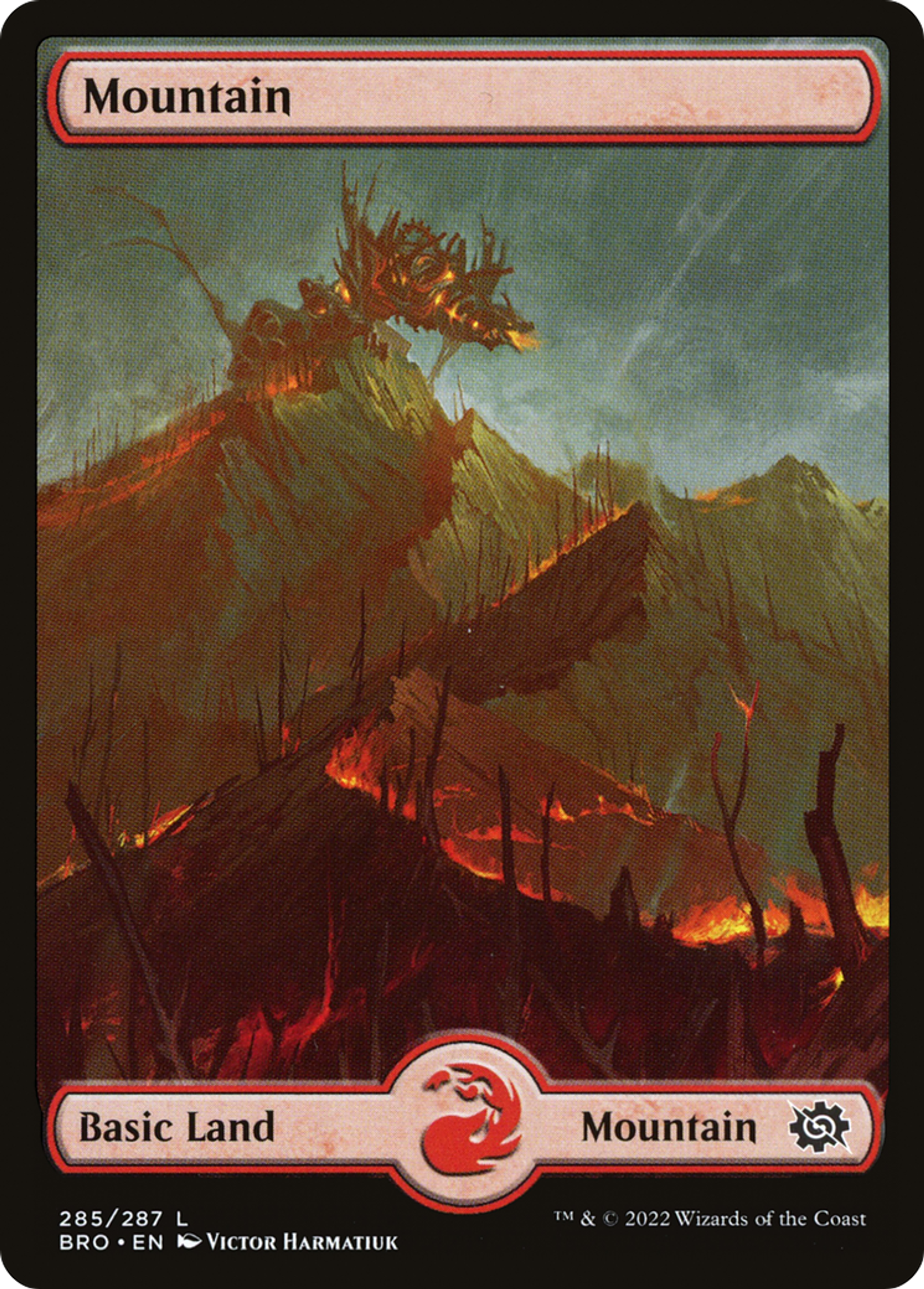 Mountain — The Brothers' War — Magic: The Gathering