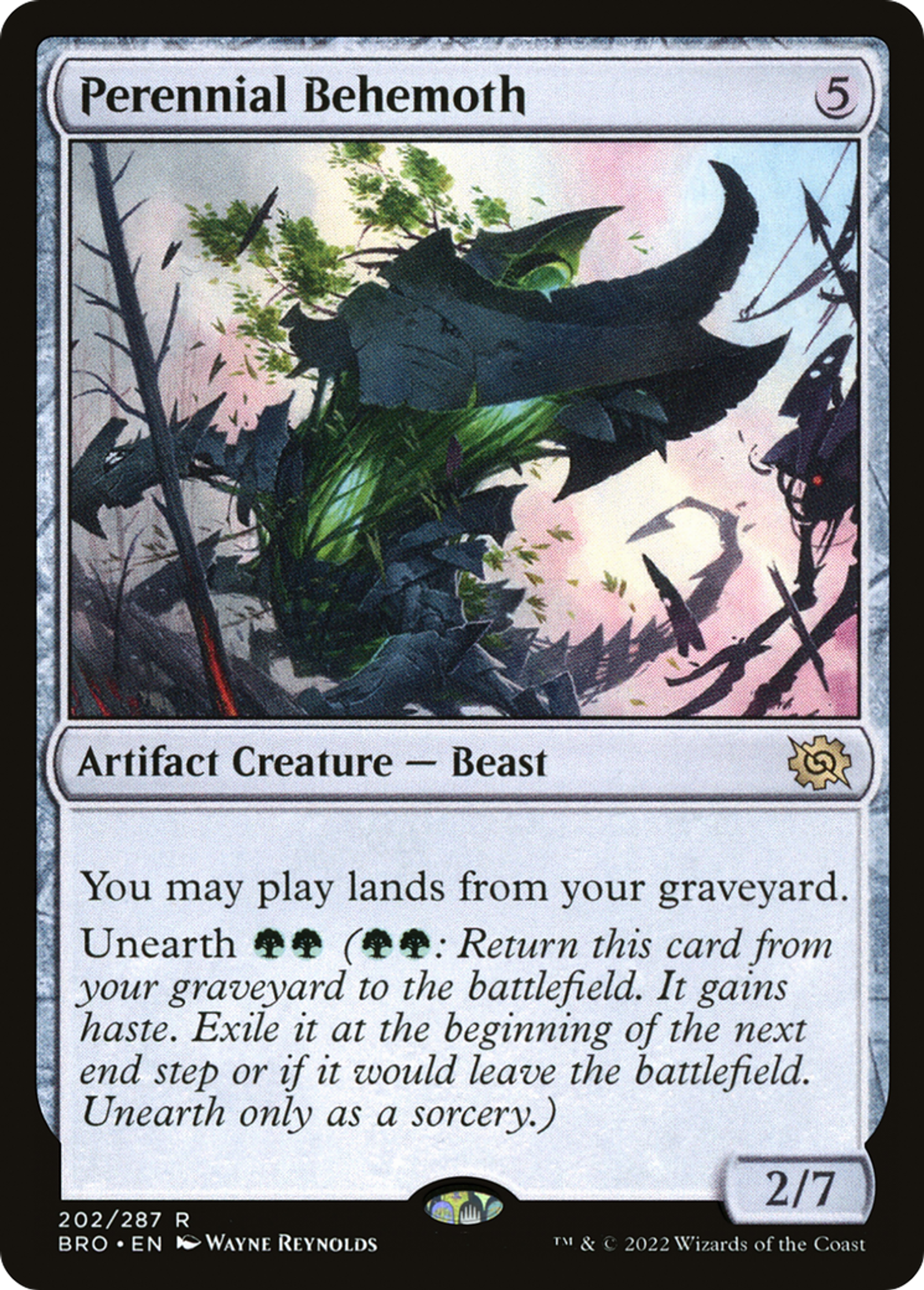 Perennial Behemoth — The Brothers' War — Magic: The Gathering