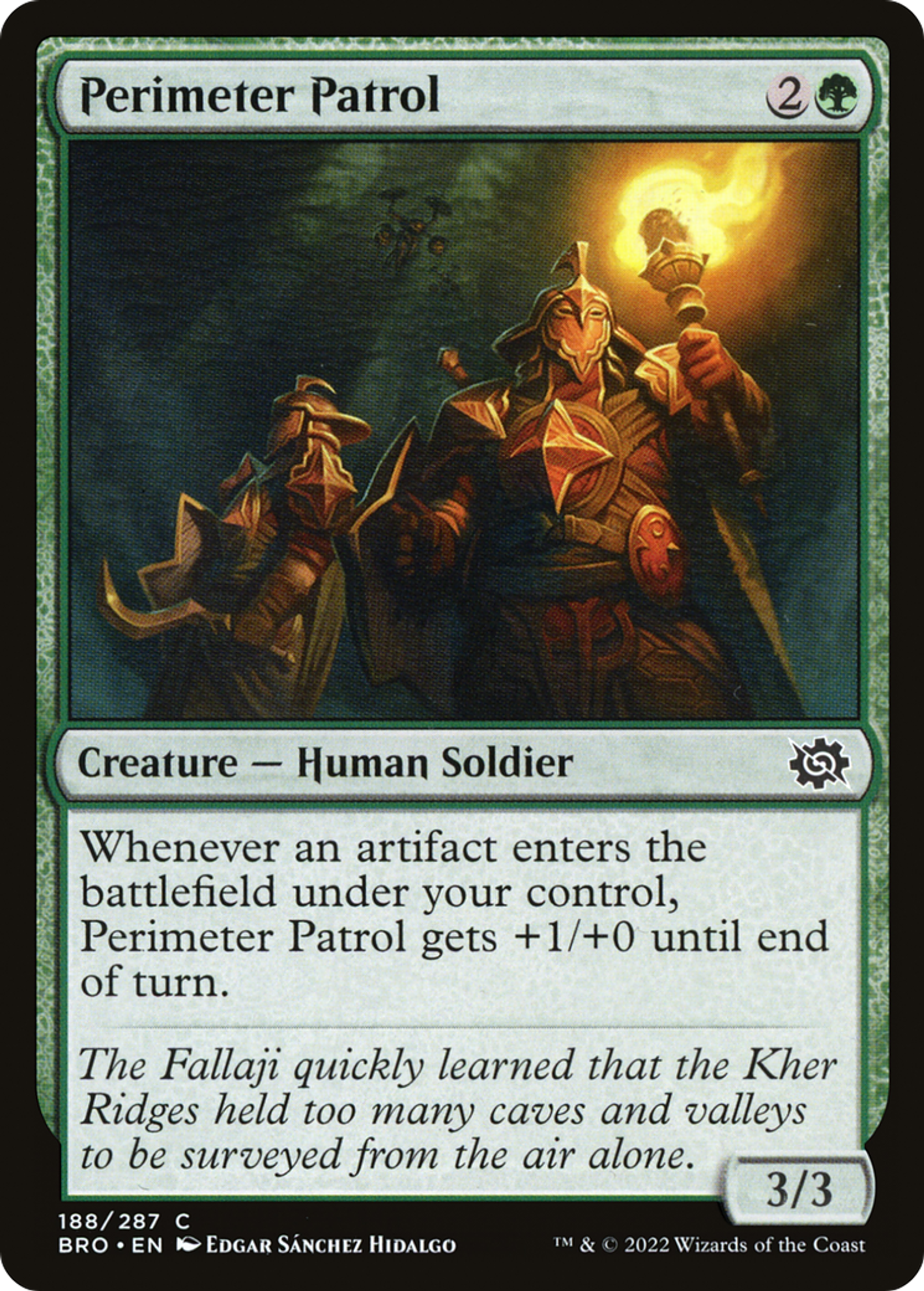 Perimeter Patrol — The Brothers' War — Magic: The Gathering