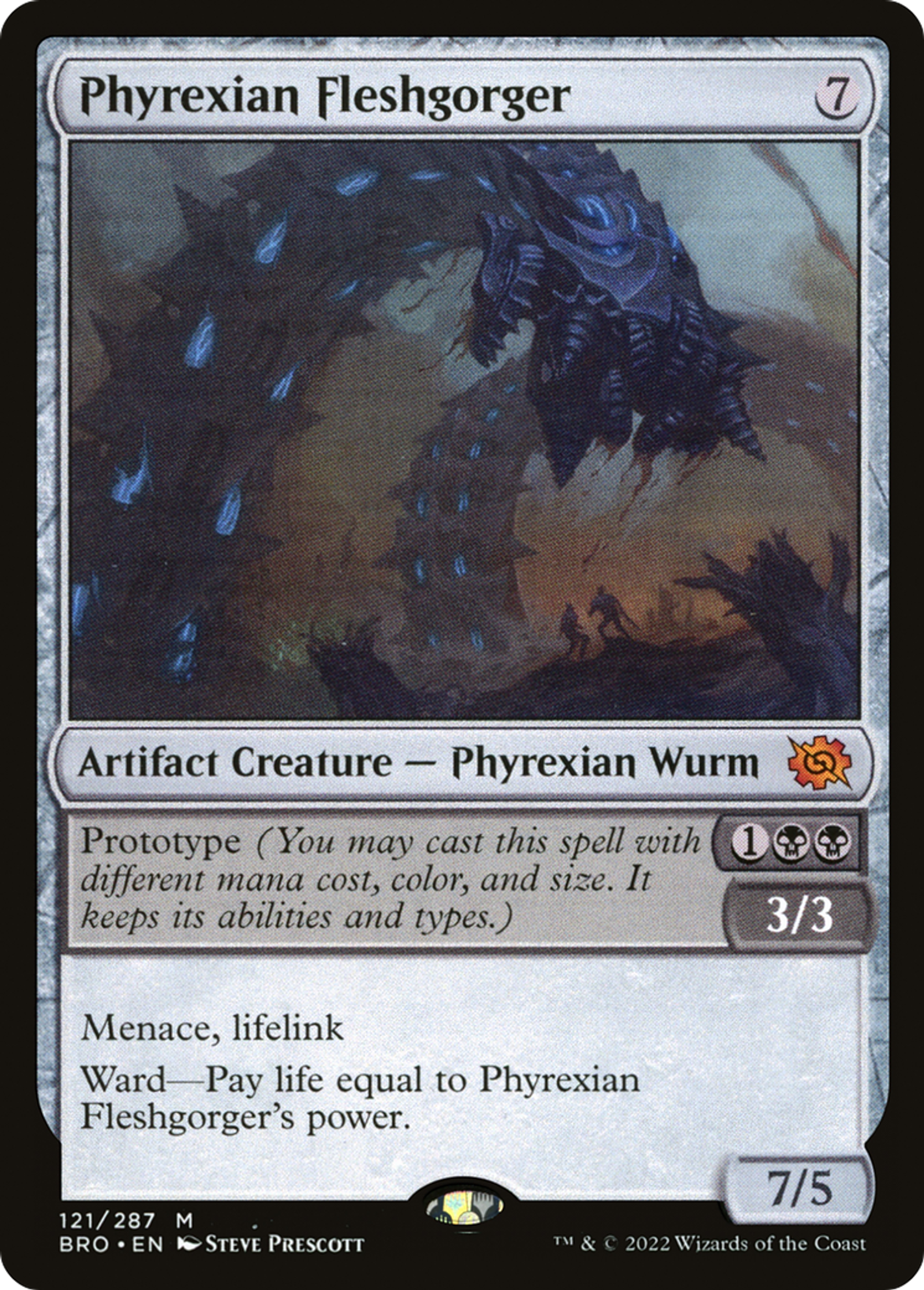 Phyrexian Fleshgorger — The Brothers' War — Magic: The Gathering