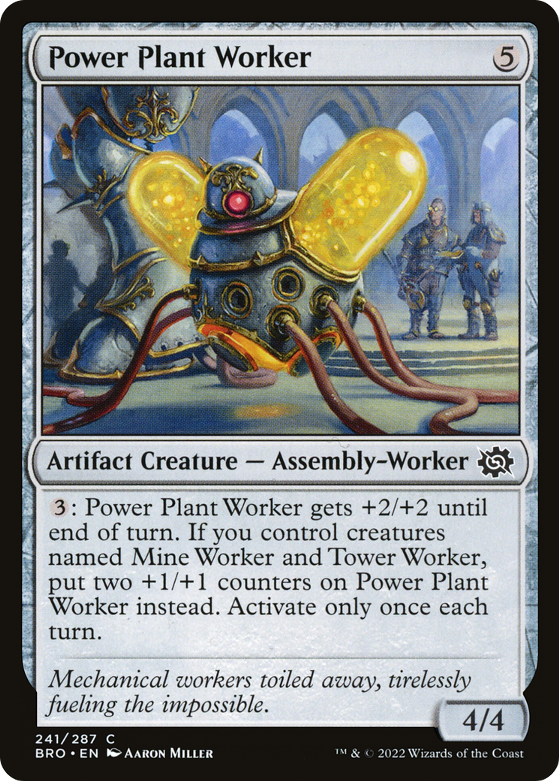 Ouvrier de la centrale énergétique — The Brothers' War — Magic: The Gathering