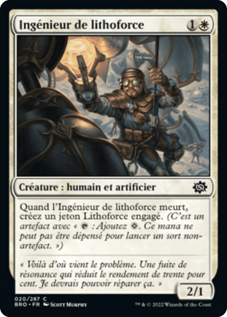 Ingénieur de lithoforce — The Brothers' War — Magic: The Gathering
