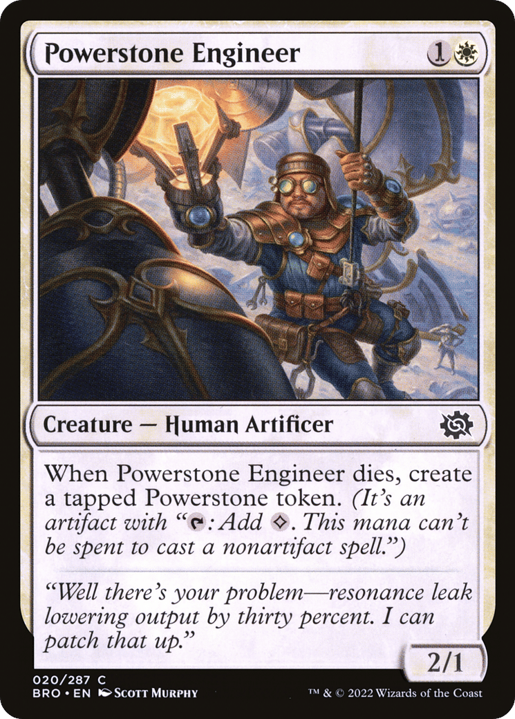 Powerstone Engineer — The Brothers' War — Magic: The Gathering