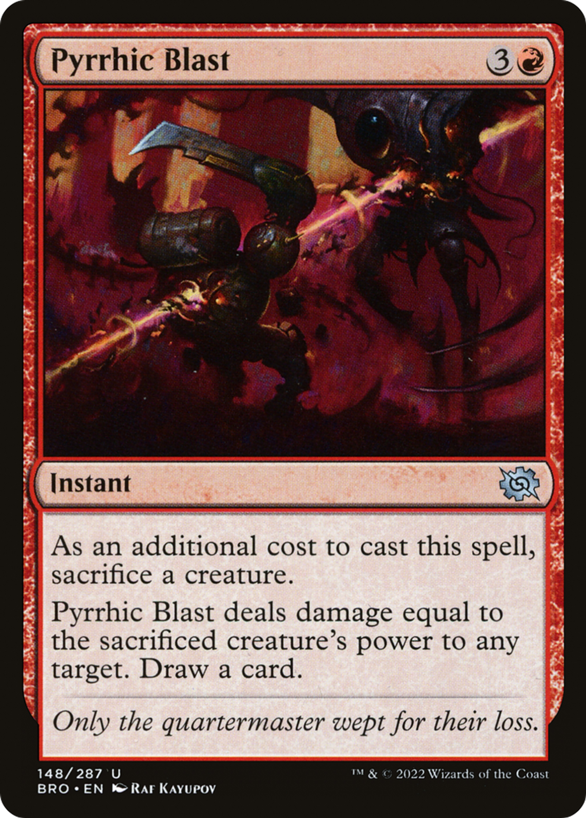 Salve pyrrhique — The Brothers' War — Magic: The Gathering
