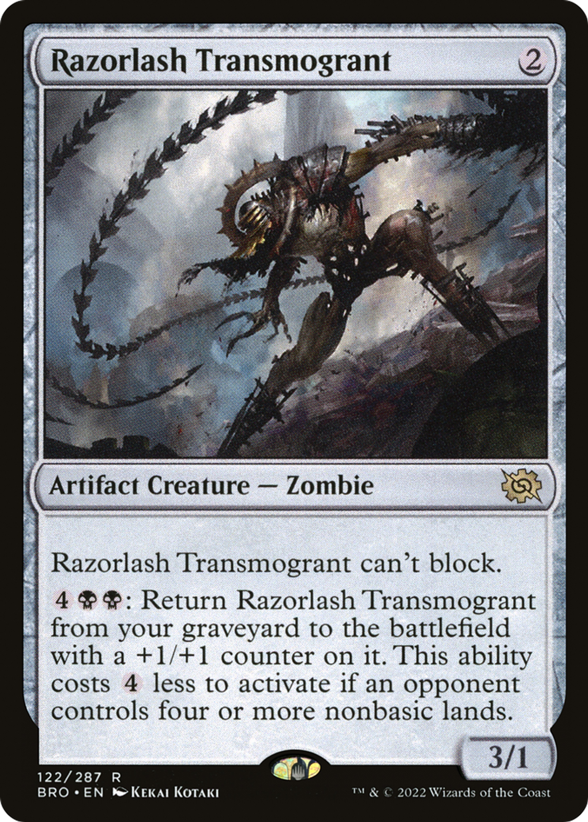 Razorlash Transmogrant — The Brothers' War — Magic: The Gathering