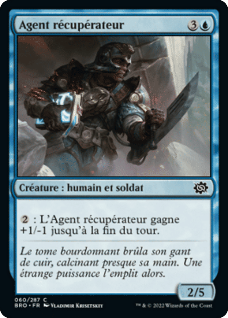 Agent récupérateur — The Brothers' War — Magic: The Gathering