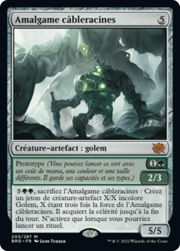 Amalgame câbleracines — The Brothers' War — Magic: The Gathering