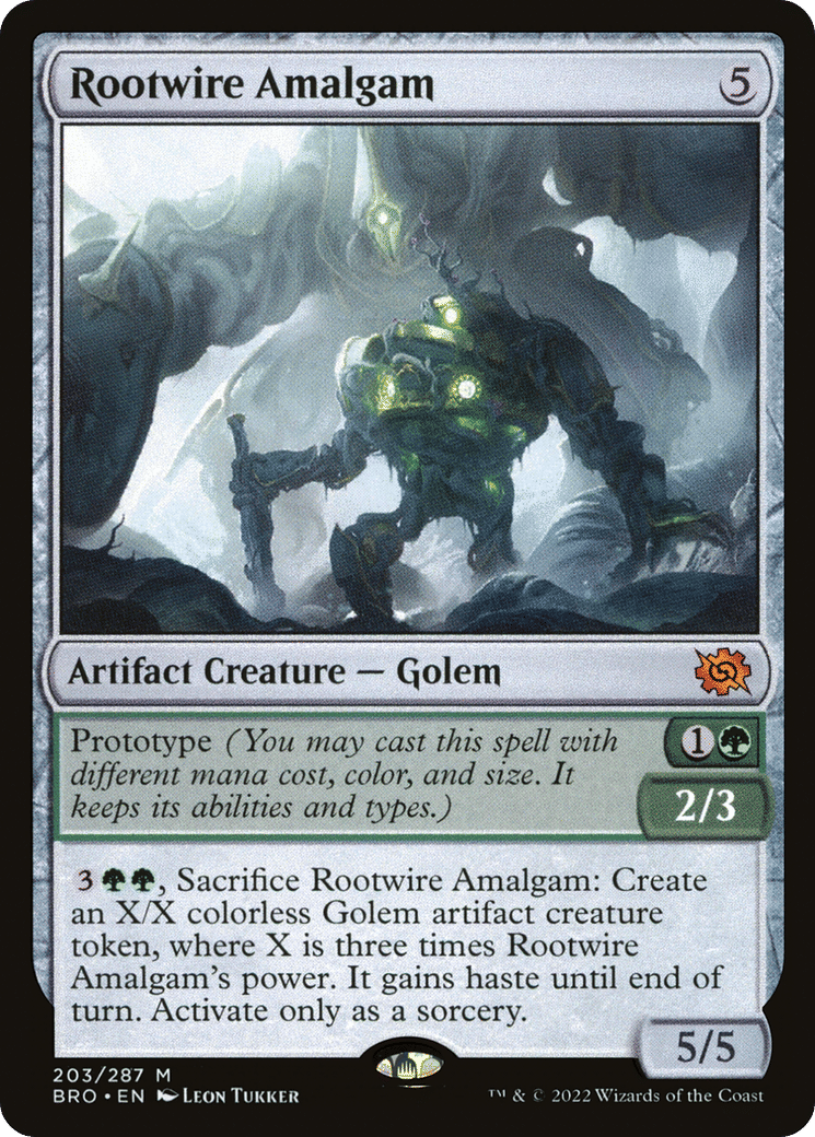 Rootwire Amalgam — The Brothers' War — Magic: The Gathering