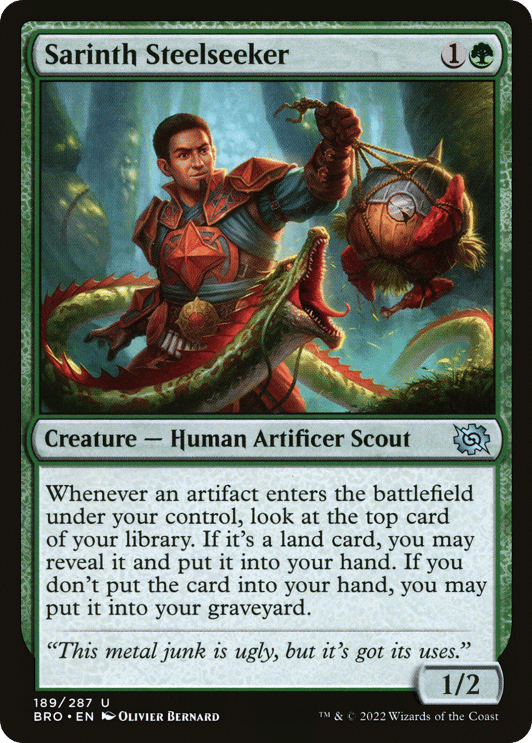 Sarinth Steelseeker — The Brothers' War — Magic: The Gathering