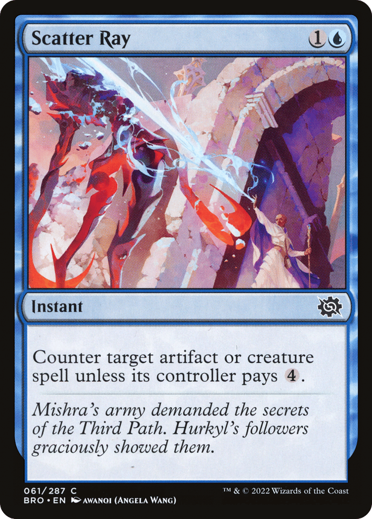 Scatter Ray — The Brothers' War — Magic: The Gathering