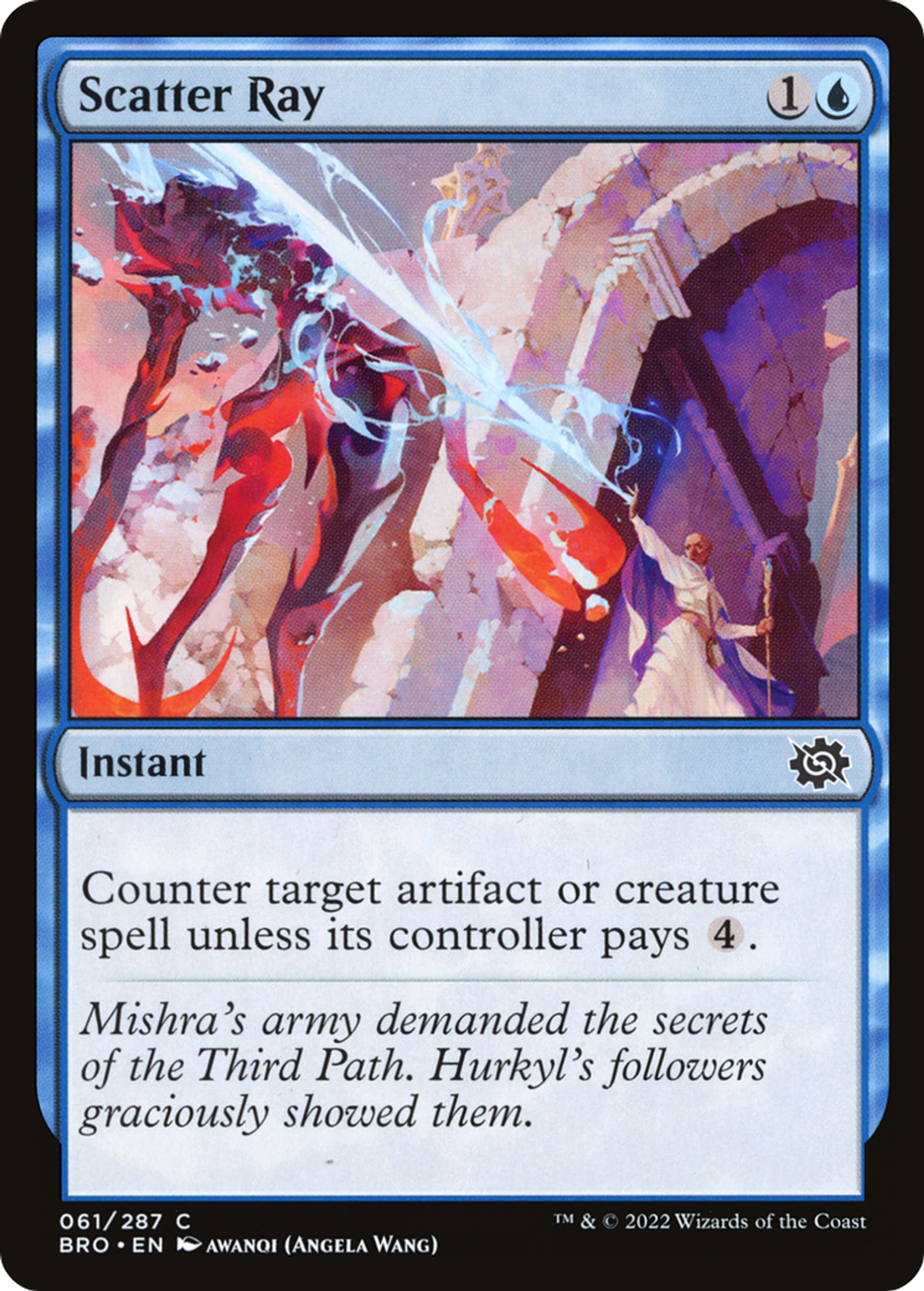 Scatter Ray — The Brothers' War — Magic: The Gathering