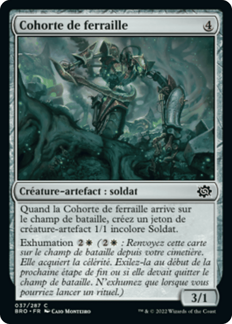 Cohorte de ferraille — The Brothers' War — Magic: The Gathering