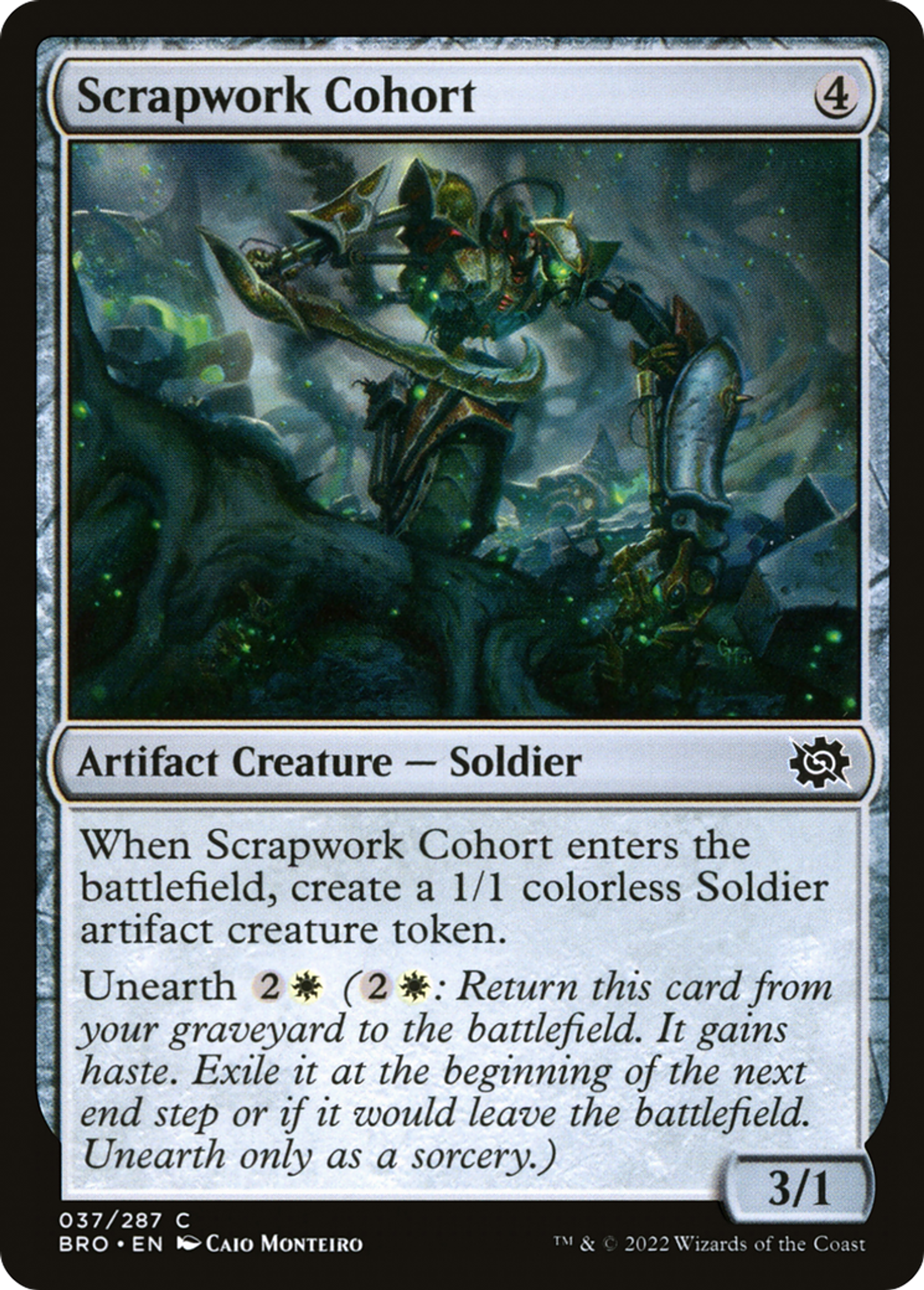 Cohorte de ferraille — The Brothers' War — Magic: The Gathering