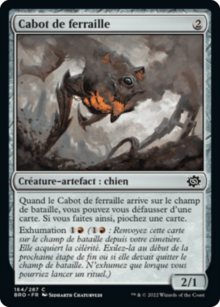 Cabot de ferraille — The Brothers' War — Magic: The Gathering