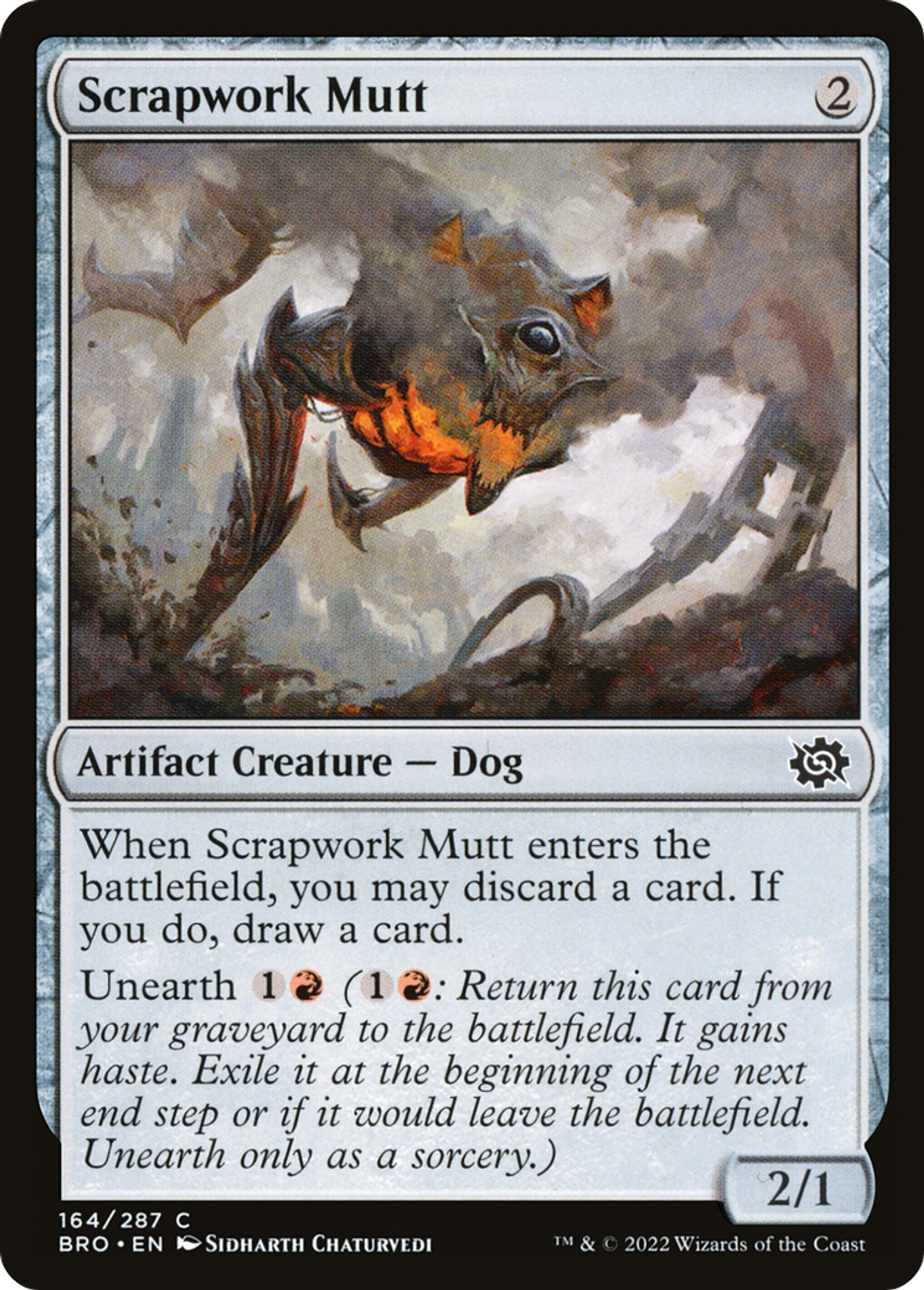 Scrapwork Mutt — The Brothers' War — Magic: The Gathering