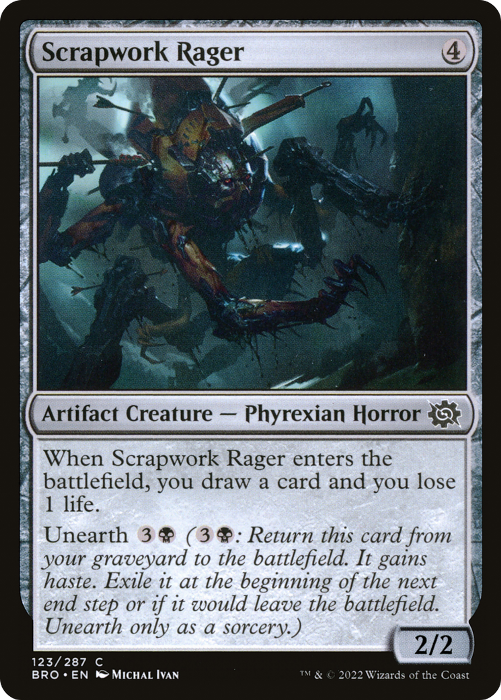 Furie de ferraille — The Brothers' War — Magic: The Gathering
