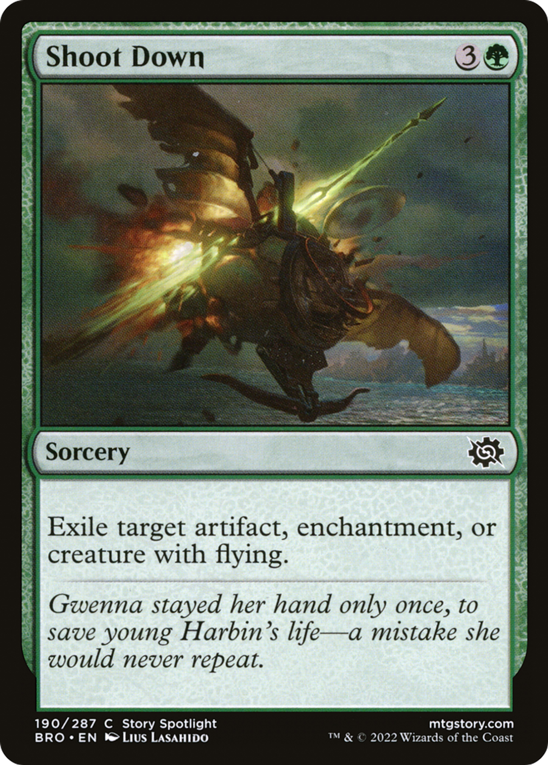 Shoot Down — The Brothers' War — Magic: The Gathering