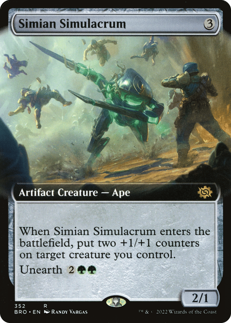 Simian Simulacrum — The Brothers' War — Magic: The Gathering