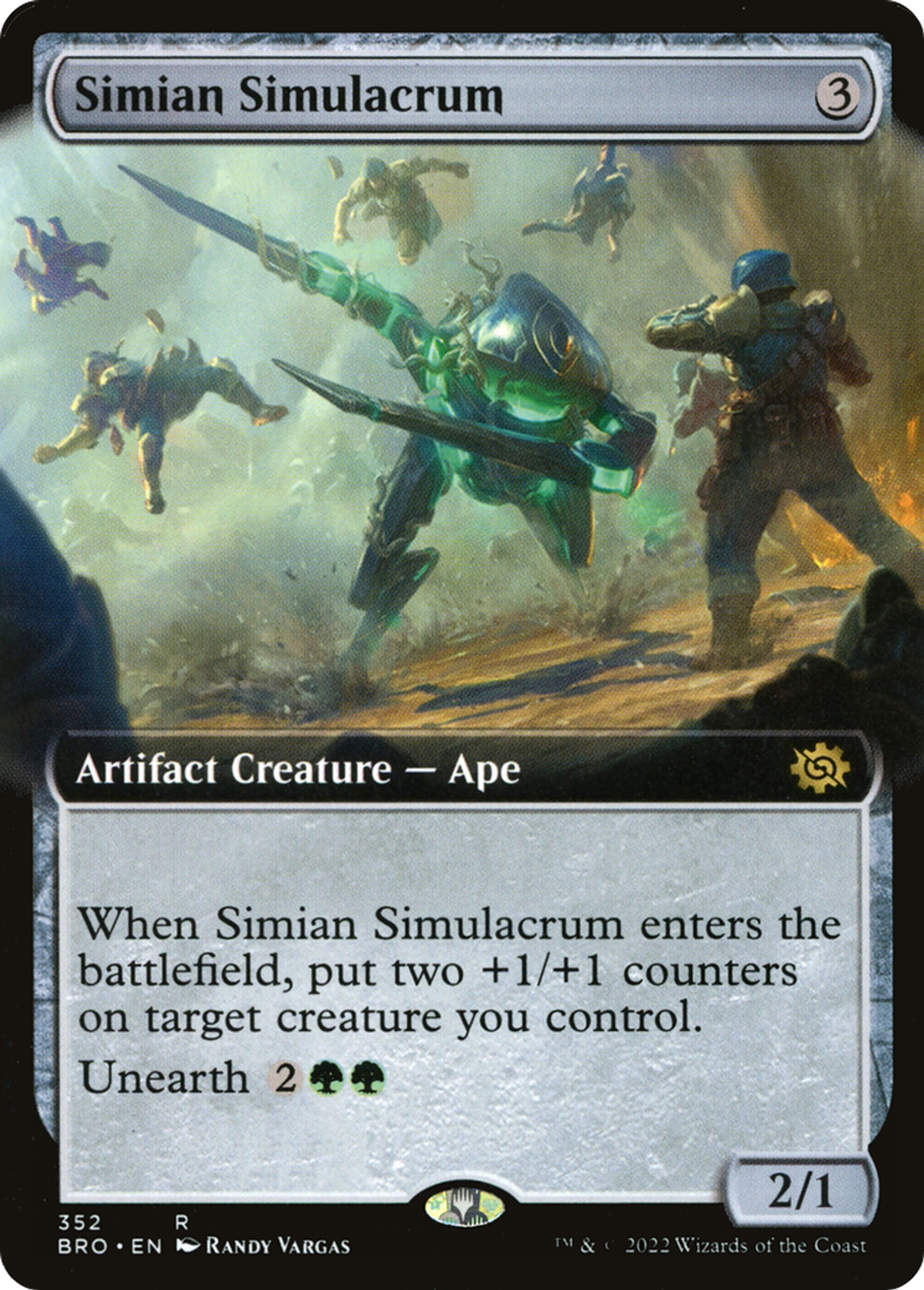 Simulacre simiesque — The Brothers' War — Magic: The Gathering