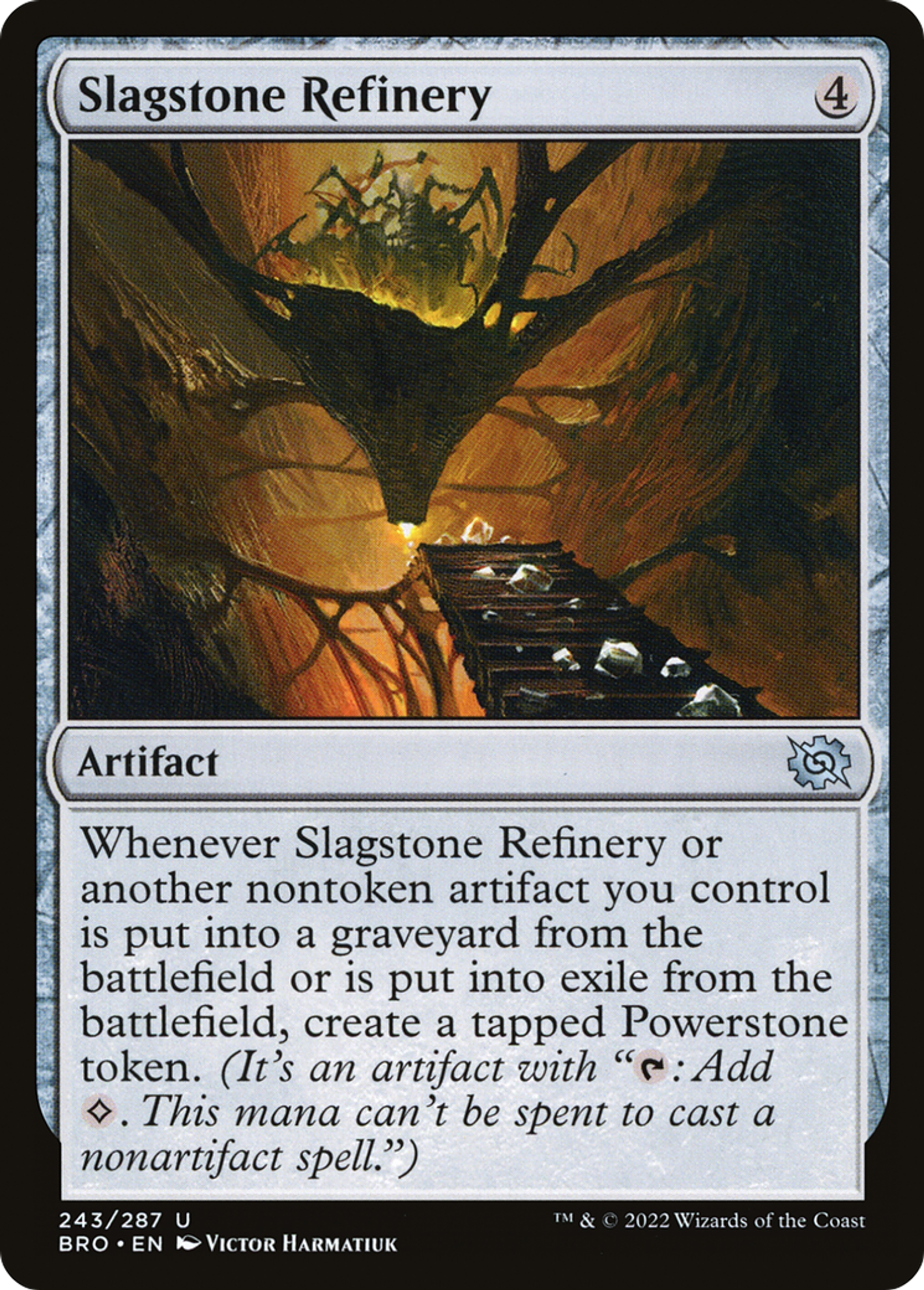 Slagstone Refinery — The Brothers' War — Magic: The Gathering