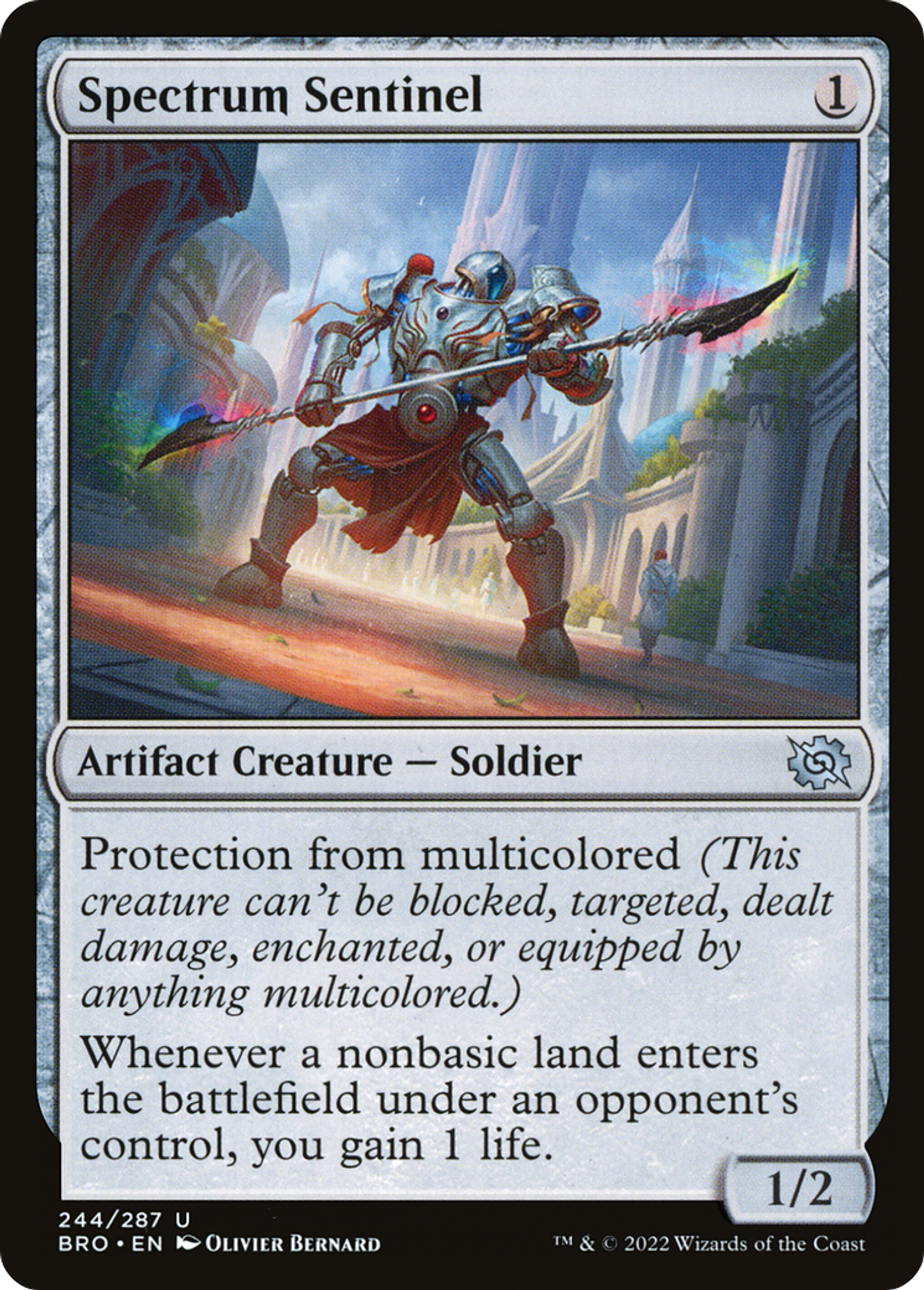Spectrum Sentinel — The Brothers' War — Magic: The Gathering