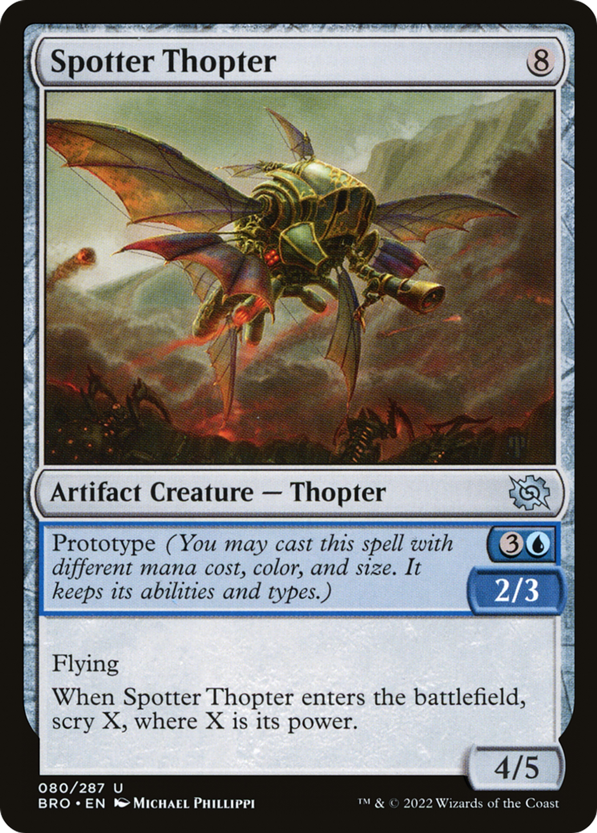 Spotter Thopter — The Brothers' War — Magic: The Gathering