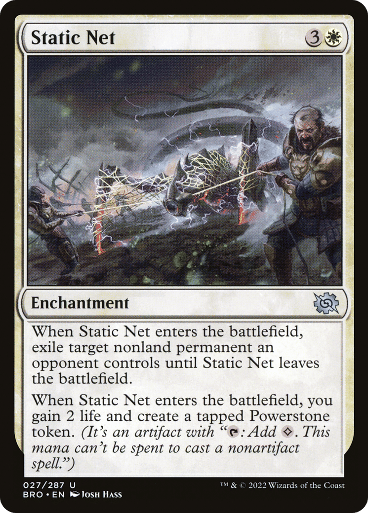 Static Net — The Brothers' War — Magic: The Gathering