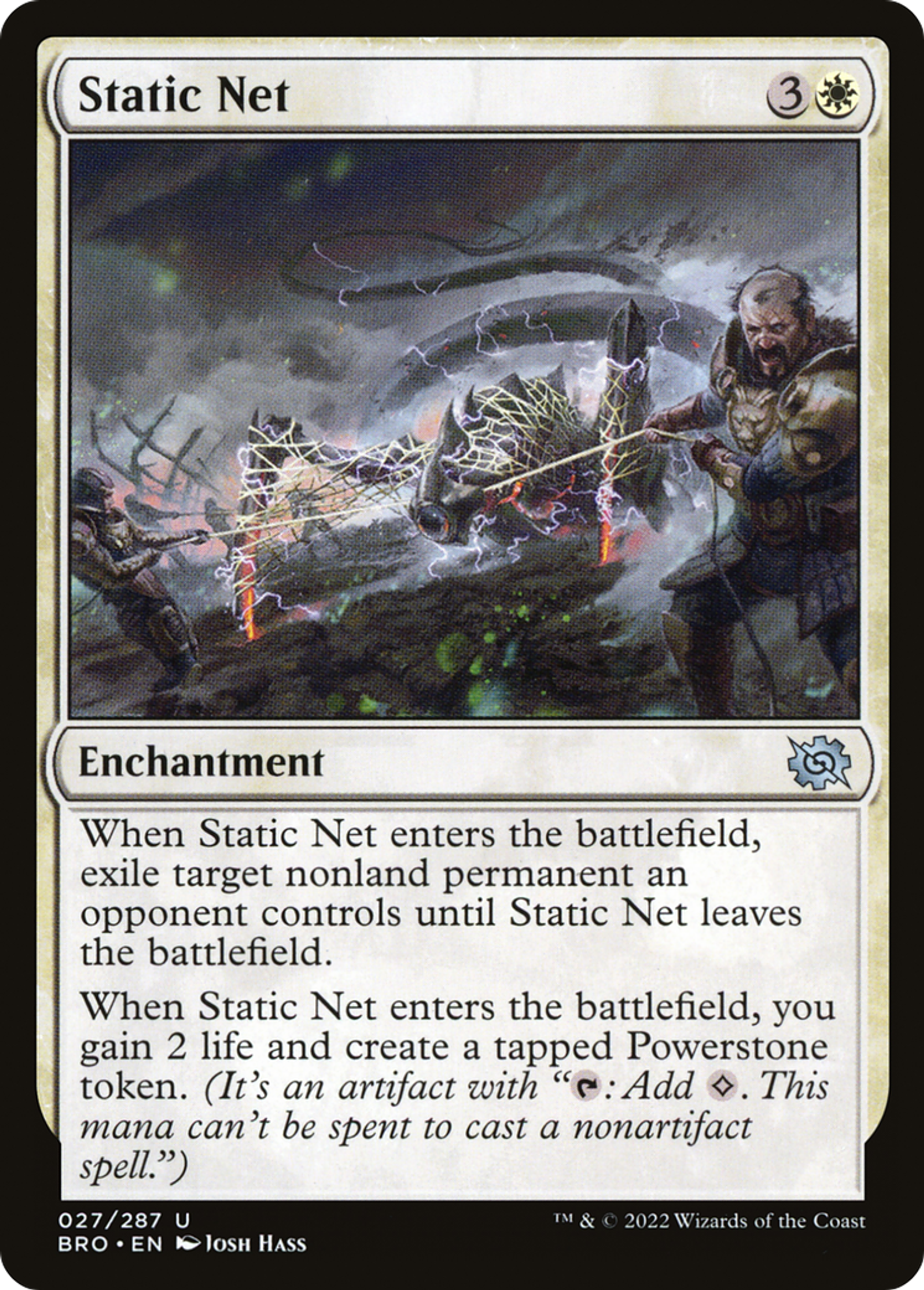 Filet statique — The Brothers' War — Magic: The Gathering