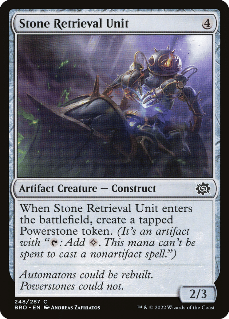 Stone Retrieval Unit — The Brothers' War — Magic: The Gathering