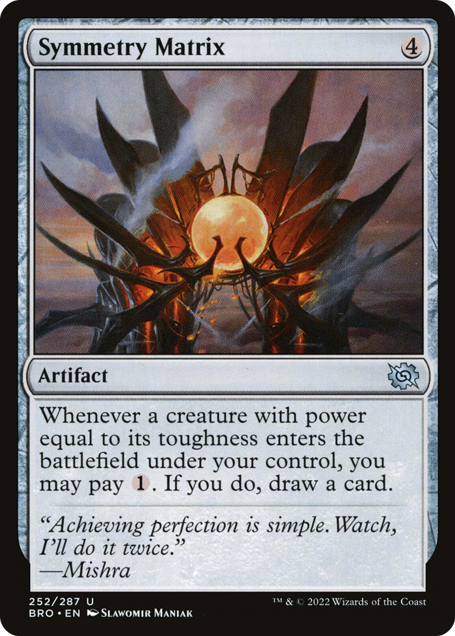 Matrice de symétrie — The Brothers' War — Magic: The Gathering
