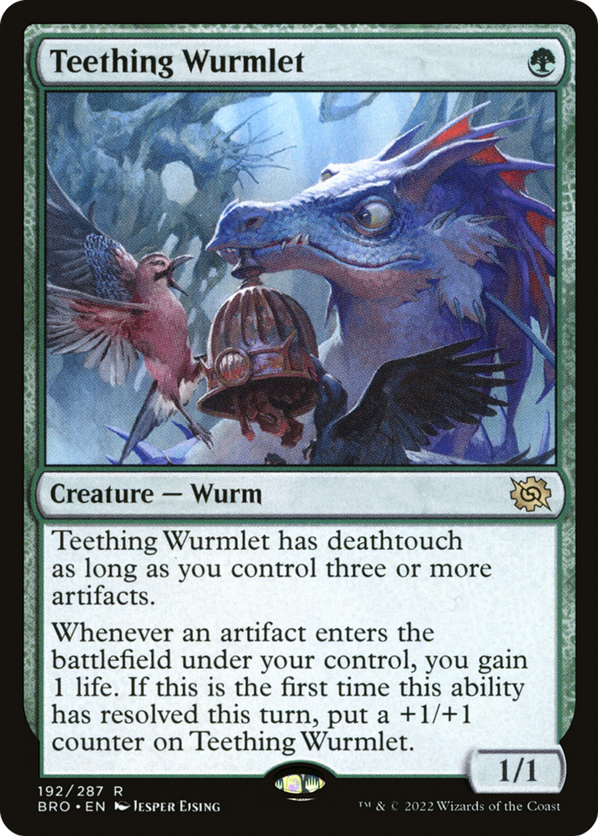 Teething Wurmlet — The Brothers' War — Magic: The Gathering