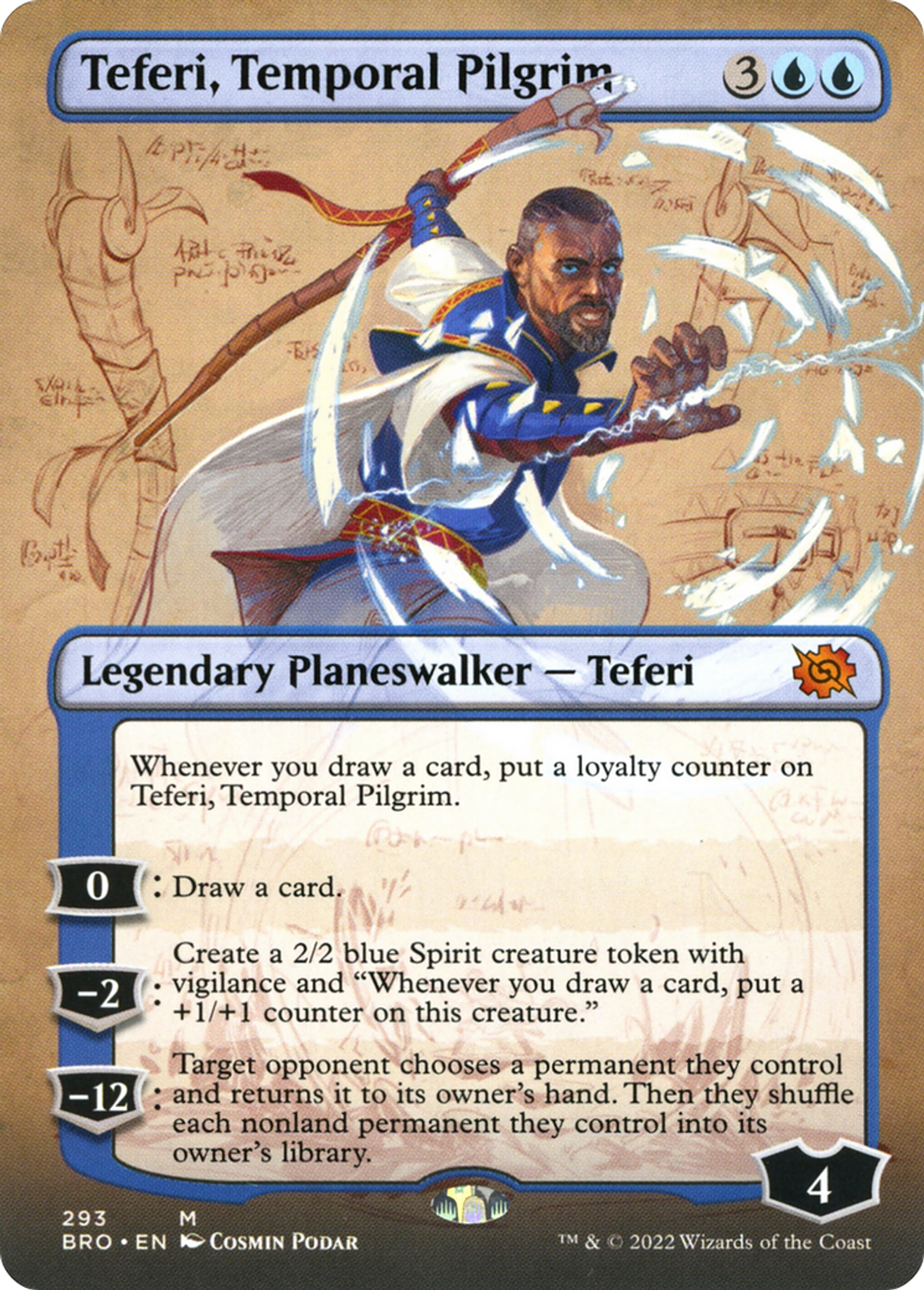 Teferi, Temporal Pilgrim — The Brothers' War — Magic: The Gathering