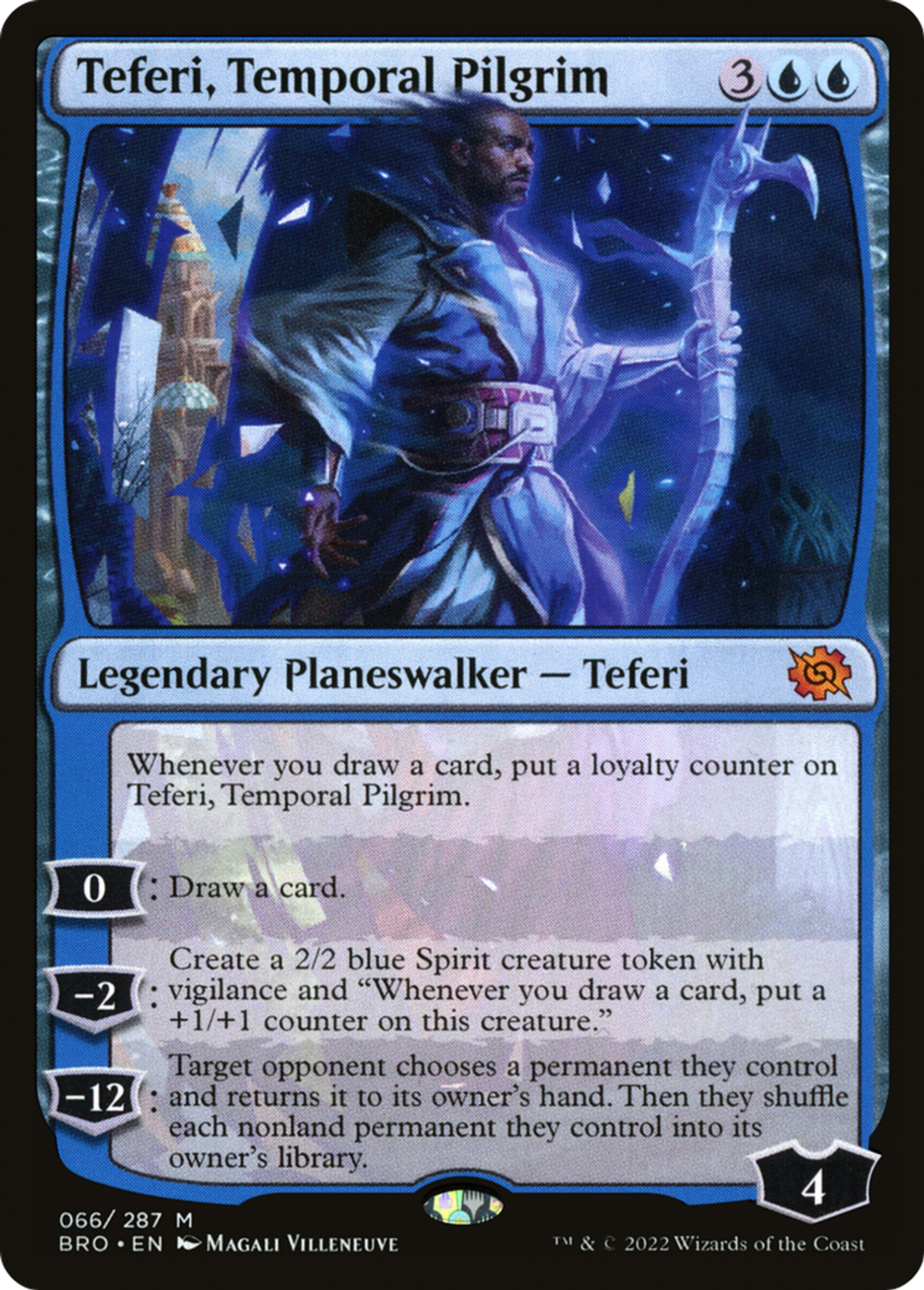 Teferi, Temporal Pilgrim — The Brothers' War — Magic: The Gathering