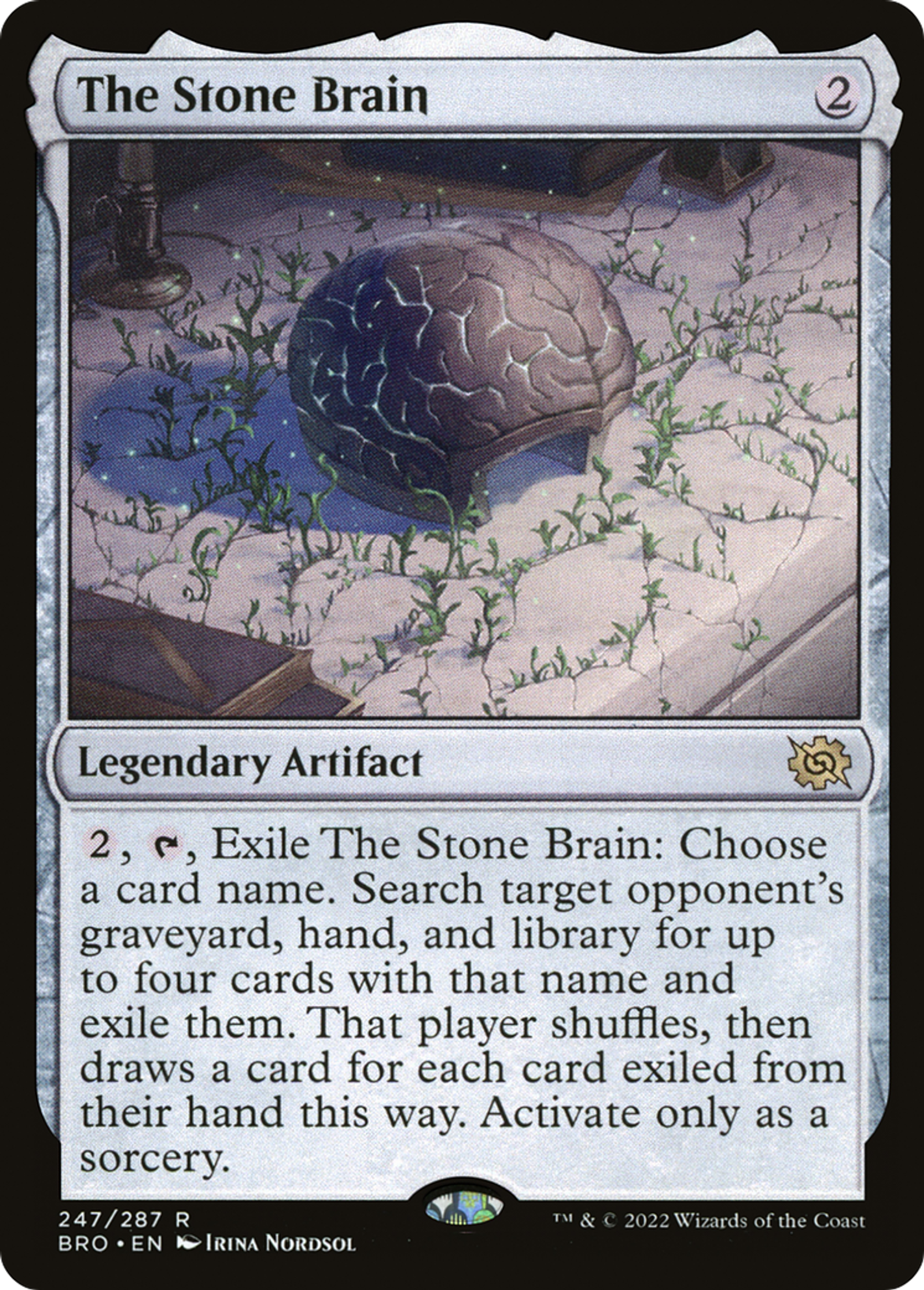The Stone Brain — The Brothers' War — Magic: The Gathering