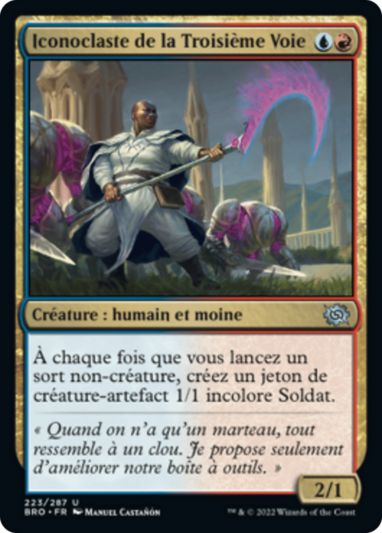 Iconoclaste de la Troisième Voie — The Brothers' War — Magic: The Gathering