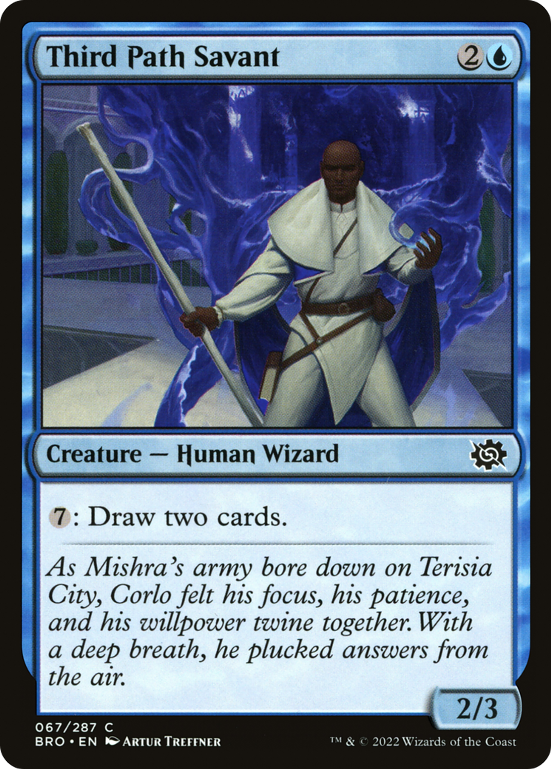 Savant de la Troisième Voie — The Brothers' War — Magic: The Gathering