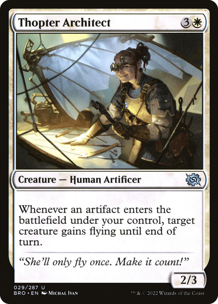 Thopter Architect — The Brothers' War — Magic: The Gathering