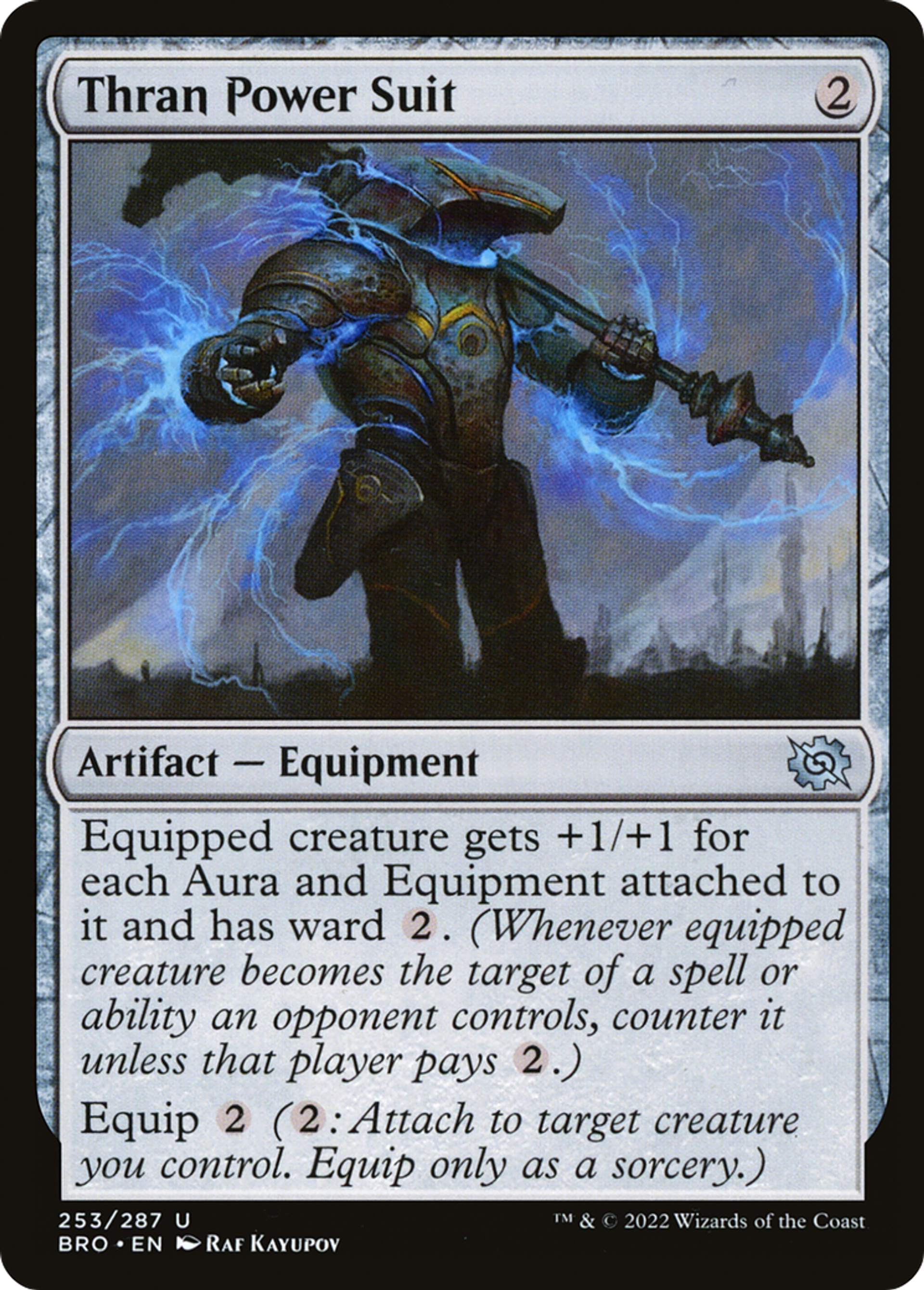 Thran Power Suit — The Brothers' War — Magic: The Gathering