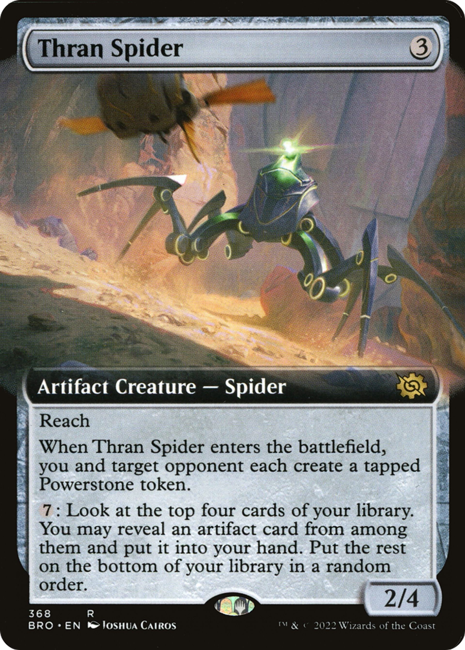 Araignée thran — The Brothers' War — Magic: The Gathering