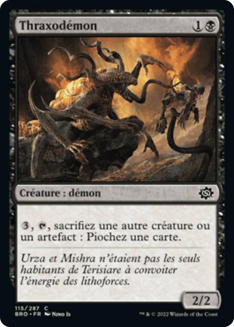 Thraxodémon — The Brothers' War — Magic: The Gathering