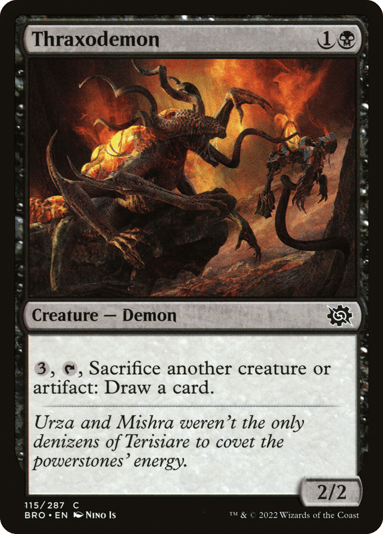 Thraxodemon — The Brothers' War — Magic: The Gathering