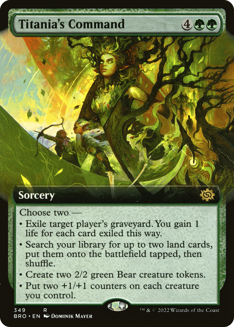 Titania's Command — The Brothers' War — Magic: The Gathering
