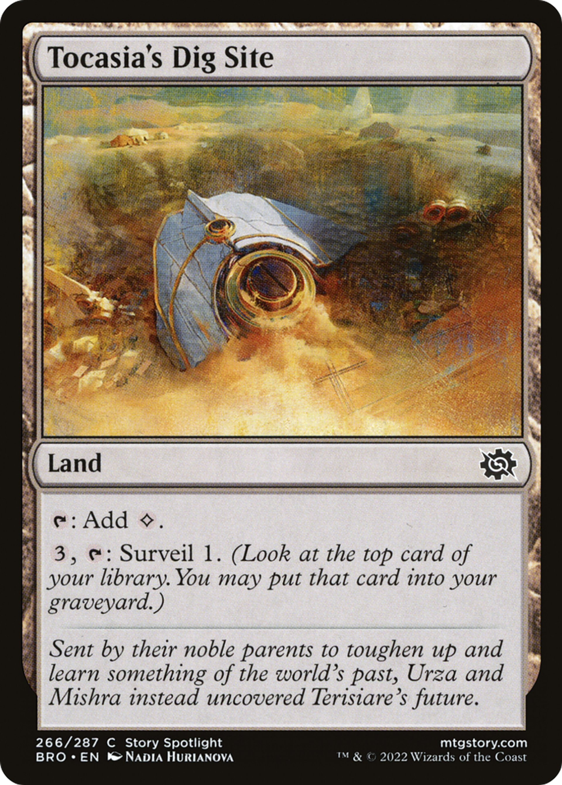 Site de fouilles de Tocasia — The Brothers' War — Magic: The Gathering