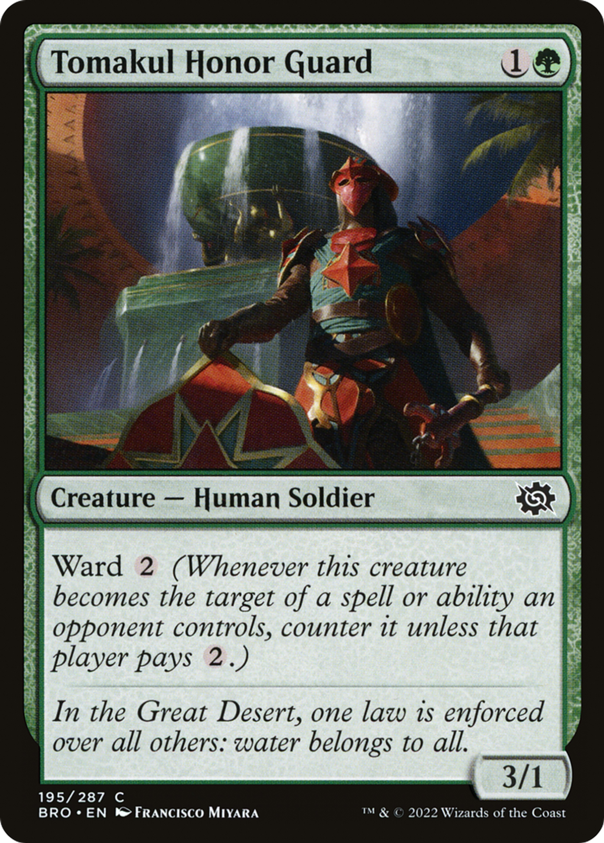 Tomakul Honor Guard — The Brothers' War — Magic: The Gathering