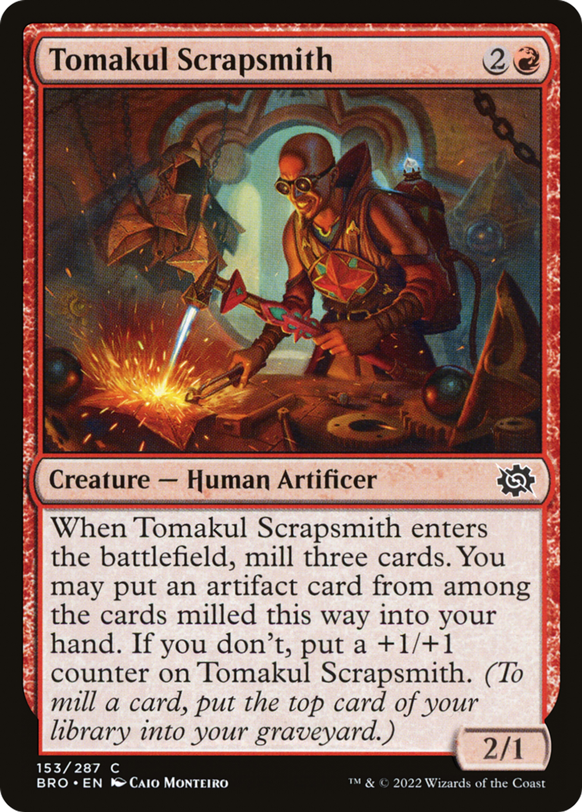 Tomakul Scrapsmith — The Brothers' War — Magic: The Gathering
