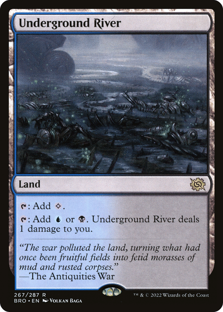 Underground River — The Brothers' War — Magic: The Gathering