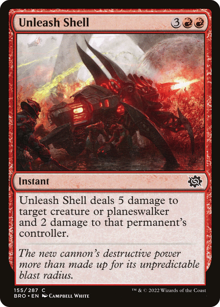 Unleash Shell — The Brothers' War — Magic: The Gathering